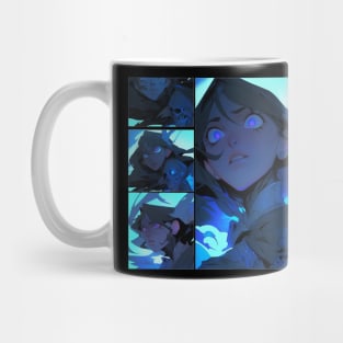 Anime Girl Cartoon Style - Manga Girl Mug